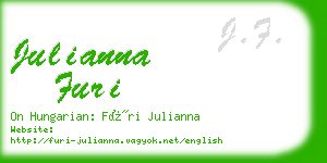 julianna furi business card